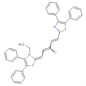 Thiazole,2-[3-chloro-5-(4,5-diphenyl-2-thiazolyl)-2,4-pentadienylidene]-3-ethyl-2,3-dihydro-4,5-diphenyl-