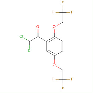 Ethanone, 1-[2,5-bis(2,2,2-trifluoroethoxy)phenyl]-2,2-dichloro- molecular structure