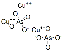Copper orthoarsenate molecular structure