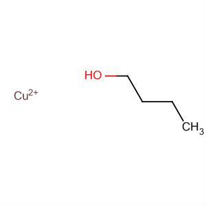 1-Butanol, copper(2+) salt molecular structure