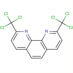 1,10-Phenanthroline, 2,9-bis(trichloromethyl)- molecular structure