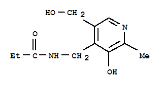 Propanamide,N-[[3-hydroxy-5-(hydroxymethyl)-2-methyl-4-pyridinyl]methyl]-