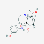IBOGAMINE-18-CARBOXYLIC ACID 13,20-DIHYDROXY-,METHYL ESTER,(4A,20S)- molecular structure