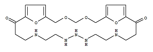 3,5,29,30-tetraoxa-14,17,18,19,22-pentaazatricyclo[24.2.1.1~7,10~]triaconta-1(28),7,9,26-tetraene-11,25-dione molecular structure
