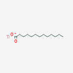 THALLIUM TRIDECANOATE molecular structure