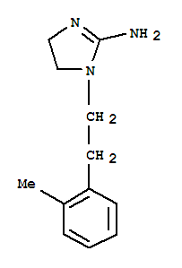 1H-Imidazol-2-amine,4,5-dihydro-1-[2-(2-methylphenyl)ethyl]- molecular structure