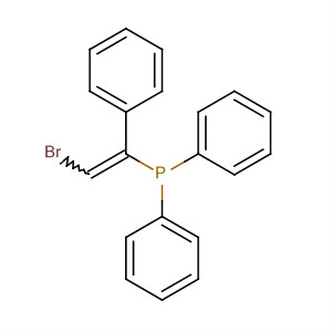 Phosphine, (2-bromo-1-phenylethenyl)diphenyl- molecular structure