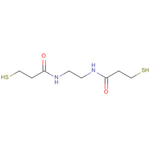Propanamide, N,N'-1,2-ethanediylbis[3-mercapto- molecular structure