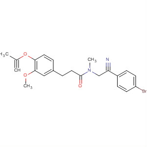 Benzenepropanamide,N-[(4-bromophenyl)cyanomethyl]-3-methoxy-N-methyl-4-(2-propynyloxy)-
