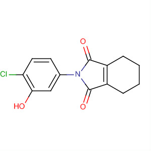 1H-Isoindole-1,3(2H)-dione,2-(4-chloro-3-hydroxyphenyl)-4,5,6,7-tetrahydro- molecular structure