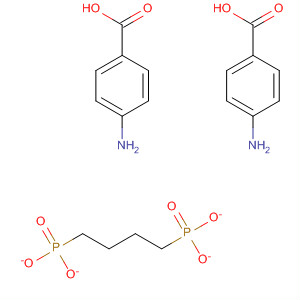 Benzoic acid, 4-amino-, 1,4-butanediylbis[phosphonate] (2:1) molecular structure