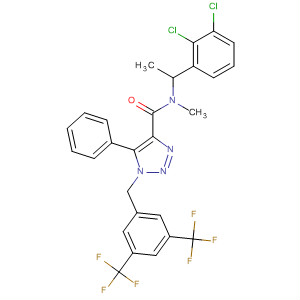 1H-1,2,3-Triazole-4-carboxamide,1-[[3,5-bis(trifluoromethyl)phenyl]methyl]-N-[1-(2,3-dichlorophenyl)ethyl]-N-methyl-5-phenyl-