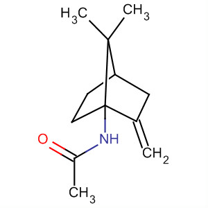 Acetamide, N-(7,7-dimethyl-2-methylenebicyclo[2.2.1]hept-1-yl)- molecular structure