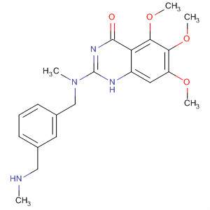 4(1H)-Quinazolinone,5,6,7-trimethoxy-2-[methyl[[3-[(methylamino)methyl]phenyl]methyl]amino]-