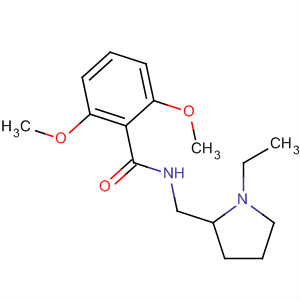 Benzamide, N-[(1-ethyl-2-pyrrolidinyl)methyl]-2,6-dimethoxy- molecular structure