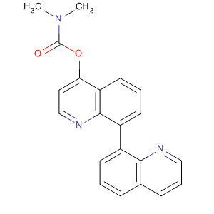 Carbamic acid, dimethyl-, [8,8'-biquinoline]-7,7'-diyl ester molecular structure