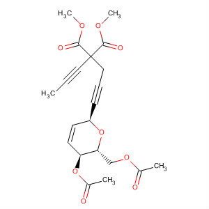Propanedioic acid,[3-[(2S,5S,6R)-5-(acetyloxy)-6-[(acetyloxy)methyl]-5,6-dihydro-2H-pyran-2-yl]-2-propynyl]-2-propynyl-, dimethyl ester