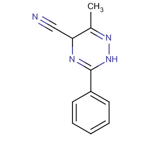 1,2,4-Triazine-5-carbonitrile, 2,5-dihydro-6-methyl-3-phenyl- molecular structure