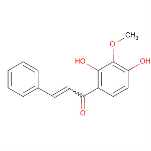 2-Propen-1-one, 1-(2,4-dihydroxy-3-methoxyphenyl)-3-phenyl- molecular structure