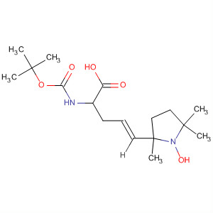 1-Pyrrolidinyloxy,2-[(1E)-4-carboxy-4-[[(1,1-dimethylethoxy)carbonyl]amino]-1-butenyl]-2,5,5-trimethyl-
