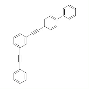 1,1'-Biphenyl, 4-[[3-(phenylethynyl)phenyl]ethynyl]- molecular structure