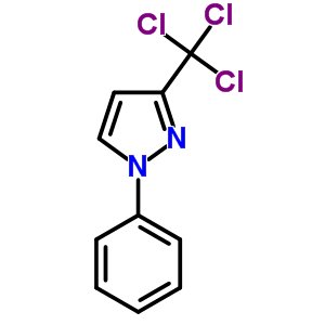 1-phenyl-3-(trichloromethyl)-1H-pyrazole molecular structure