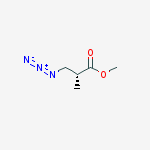 Methyl (2r)-3-azido-2-methylpropanoate molecular structure