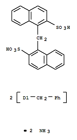 diammonium 1,1-methylenebis[(phenylmethyl)naphthalene-2-sulphonate]