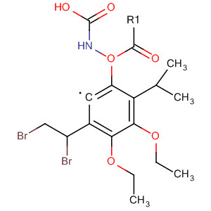 Carbamic acid, [3-(1,2-dibromoethyl)-4,5-diethoxyphenyl]-,1-methylethyl ester molecular structure