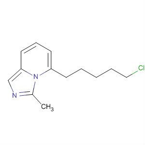 Imidazo[1,5-a]pyridine, 5-(5-chloropentyl)-3-methyl- molecular structure