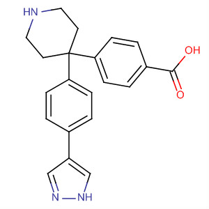 Benzoic acid, 4-[4-[4-(1H-pyrazol-4-yl)phenyl]-4-piperidinyl]-