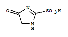 1H-Imidazole-2-sulfonic  acid,  4,5-dihydro-5-oxo- molecular structure