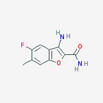 2-Benzofurancarboxamide, 3-amino-5-fluoro-6-methyl-
