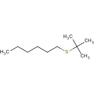 Hexane, 1-[(1,1-dimethylethyl)thio]- molecular structure