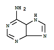 9H-Purin-6-amine,  4,5-dihydro- molecular structure