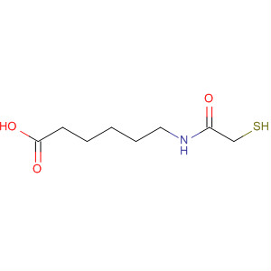 Hexanoic acid, 6-[(mercaptoacetyl)amino]- molecular structure