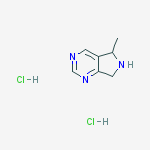 5H-Pyrrolo[3,4-d]pyrimidine, 6,7-dihydro-5-methyl- molecular structure