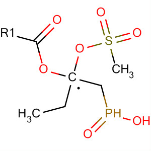 Phosphinic acid, methyl[[(methylsulfonyl)oxy]methyl]-, ethyl ester molecular structure
