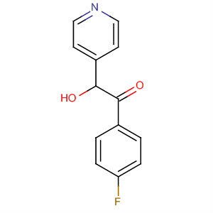 Ethanone, 1-(4-fluorophenyl)-2-hydroxy-2-(4-pyridinyl)- molecular structure