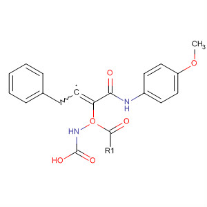 Carbamic acid, [1-[[(4-methoxyphenyl)amino]carbonyl]ethenyl]-,phenylmethyl ester molecular structure