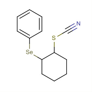 Thiocyanic acid, 2-(phenylseleno)cyclohexyl ester, trans- molecular structure