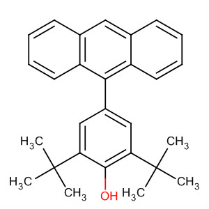 Phenol, 4-(9-anthracenyl)-2,6-bis(1,1-dimethylethyl)- molecular structure