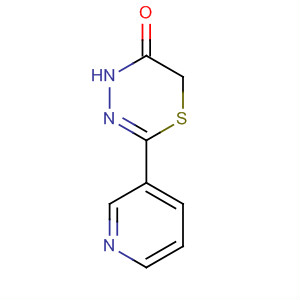 4H-1,3,4-Thiadiazin-5(6H)-one, 2-(3-pyridinyl)- molecular structure