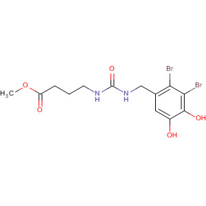 Butanoic acid,4-[[[[(2,3-dibromo-4,5-dihydroxyphenyl)methyl]amino]carbonyl]amino]-,methyl ester