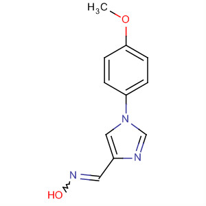 1H-Imidazole-4-carboxaldehyde, 1-(4-methoxyphenyl)-, oxime, (E)- molecular structure