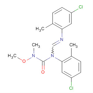 Urea,N-(5-chloro-2-methylphenyl)-N-[[(5-chloro-2-methylphenyl)imino]methyl]-N'-methoxy-N'-methyl- molecular structure