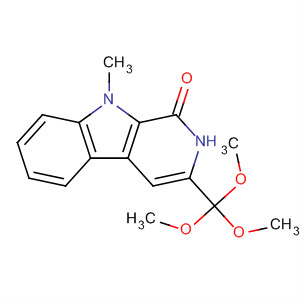 1H-Pyrido[3,4-b]indol-1-one, 2,9-dihydro-9-methyl-3-(trimethoxymethyl)-