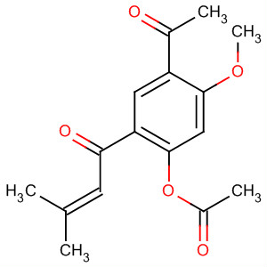 2-Buten-1-one, 1-[5-acetyl-2-(acetyloxy)-4-methoxyphenyl]-3-methyl-