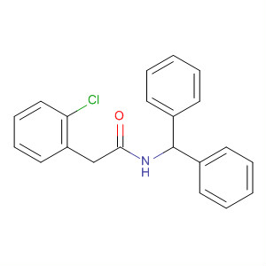 Benzeneacetamide, 2-chloro-N-(diphenylmethyl)- molecular structure