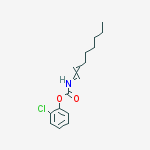 Carbamic acid, 1-octenyl-, 2-chlorophenyl ester
